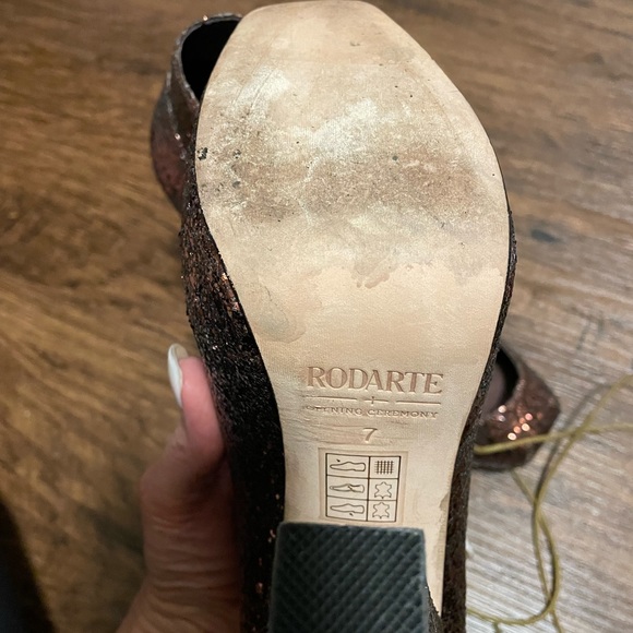 Sparkly Rodarte platform booties - Picture 2 of 4